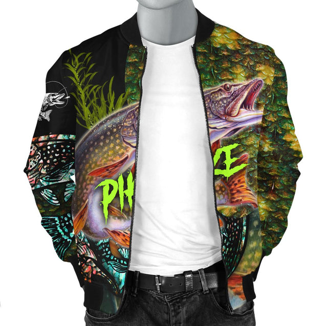 Northern Pike Fishing on skin 3D all over printing shirts for men and women TR070102 - Amaze Style™-Apparel