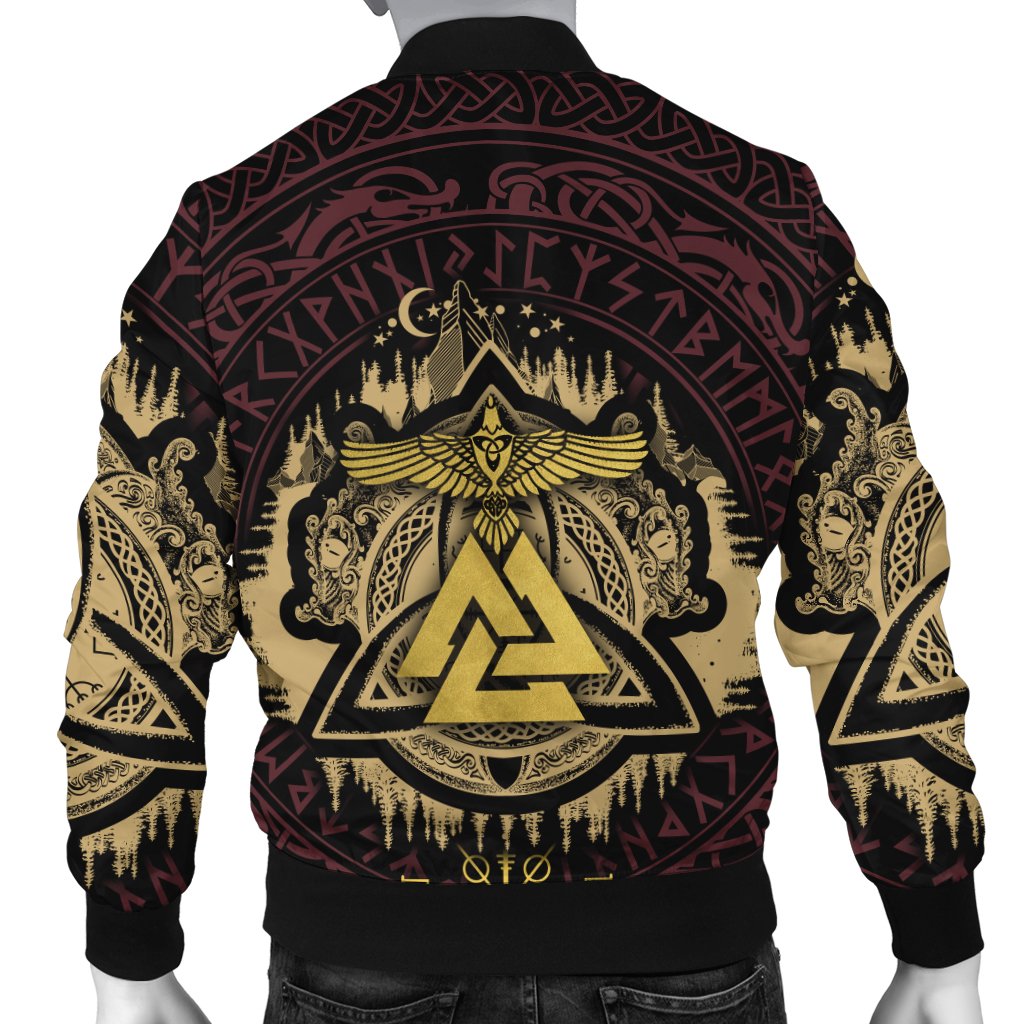 Valknut Viking All Over-ALL OVER PRINT HOODIES-HP Arts-Hoodie-S-Vibe Cosy™