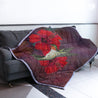 Hawaii Hibiscus And Bird Quilt Blanket J9-QUILT BLANKETS-PodEz-Twin-100% Cotton-White-Vibe Cosy™