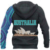 Australia In My Heart Aboriginal Tattoo Sydney Opera House Hoodie-Apparel-HD09-Zip -Up Hoodie-S-Vibe Cosy™