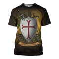 3D All Over Printed Knights Templar Shirts and Shorts-Knights Templar-RoosterArt-T-shirt-XS-Vibe Cosy™