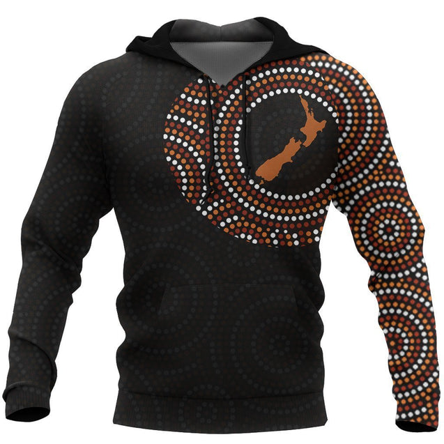 New Zealand In My Heart, My Home Australia Hoodie Australia Pattern - NNK1436-Apparel-NNK-Hoodie-S-Vibe Cosy™