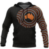 Australia In My Heart Aboriginal Tattoo Map Hoodie NNK 1411-Apparel-PL8386-Hoodie-S-Vibe Cosy™