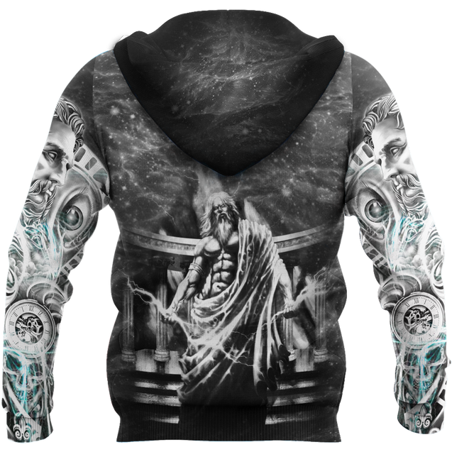 Zeus - King of God 3D Printed MH230520-Apparel-ML-Zipped Hoodie-S-Vibe Cosy™