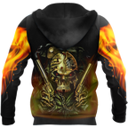 Old man with a gun MH2505201-Apparel-ML-Zipped Hoodie-S-Vibe Cosy™