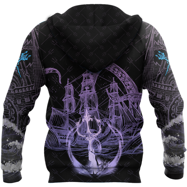 Poseidon Master of the sea Over 3D Printed MH270520-ML-Apparel-ML-Zipped Hoodie-S-Vibe Cosy™