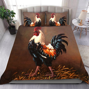 Chicken Art Bedding Set HAC110705-NM-Bedding Set-NM-Twin-Vibe Cosy™