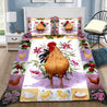 Floral Chicken Bedding Set HAC110708-NM-Bedding Set-NM-Twin-Vibe Cosy™