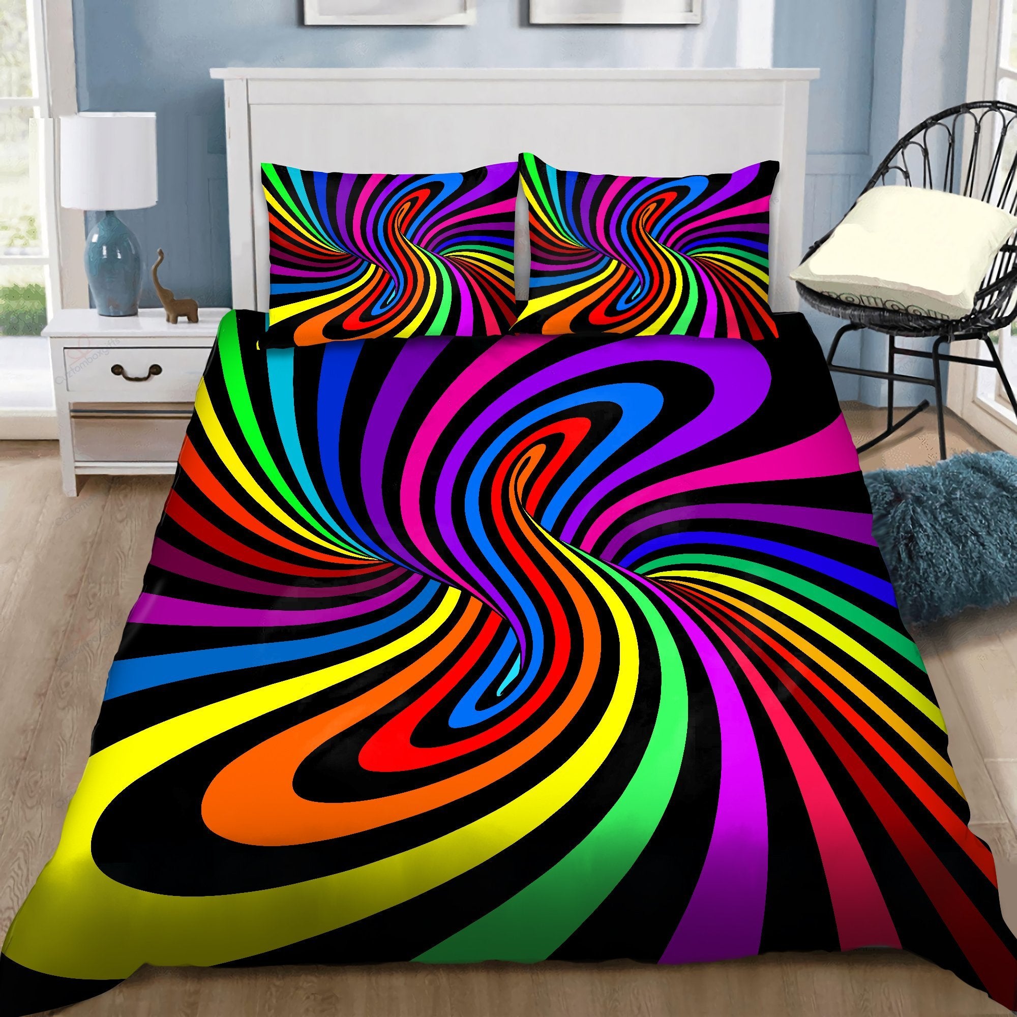 Loving Color Hippie Bedding Set DQB07102003-TQH-BEDDING SETS-TQH-Twin-Vibe Cosy™