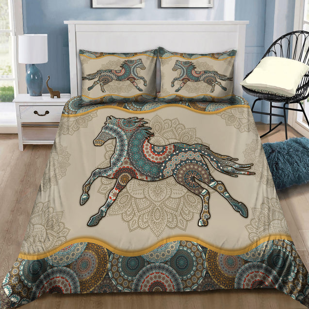 Mandala Love Horse Bedding Set TN040803