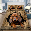 Dachshund bedding set HAC150708S-HG-Bedding Set-HG-US Twin-Vibe Cosy™