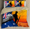 Honor and respect day Australia Veteran Bedding set