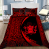 Cook Islands Red Bedding Set-Bedding Set-Huyencass-Twin-Vibe Cosy™