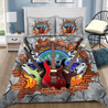 Electric Guitar Graffiti Bedding Set-ML-ML-US Twin-Vibe Cosy™