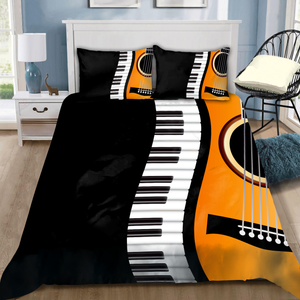 Guitar and Piano Bedding Set-ML-ML-US Twin-Vibe Cosy™