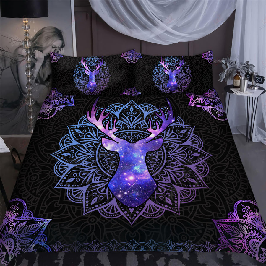 Mandala Deer 3D Bedding Set LAM