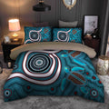 Aboriginal Turtles Australia Indigenous Painting Art Bedding Set TR0407201-Bedding Set-Huyencass-US Twin-Vibe Cosy™