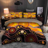 Aboriginal Australia Indigenous Flag Circle Dot Painting Art Bedding Set TR2906202-Bedding Set-Huyencass-US Twin-Vibe Cosy™