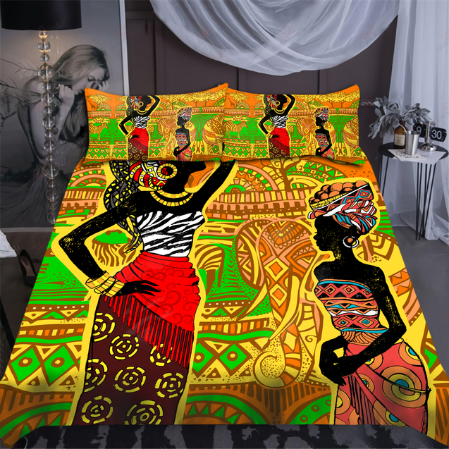 African Girl Bedding Set-ML-ML-US Twin-Vibe Cosy™