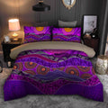 Aboriginal Bedding Set, Australia Indigenous Purple The Sun Bedding Set TR3006203-Bedding Set-Huyencass-US Twin-Vibe Cosy™