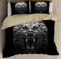 Potrait: White Tiger Bedding Set