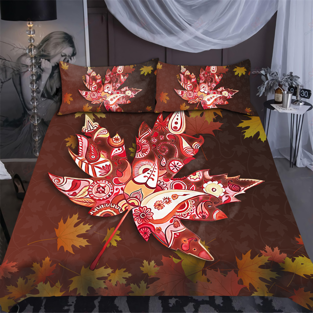 Canada Maple Leaf Bedding Set-ML-ML-US Twin-Vibe Cosy™