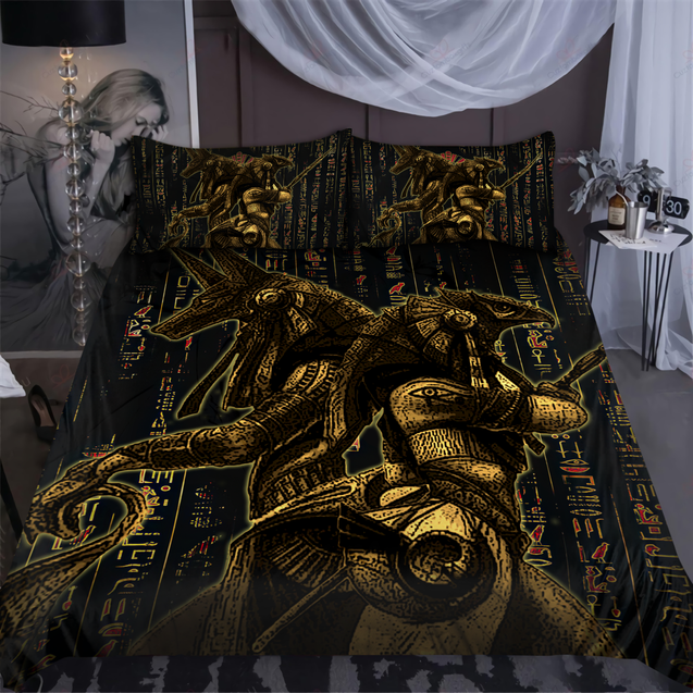 Ancient Egyptian Anubis Bedding Set JJW06082002