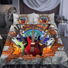 Electric Guitar Graffiti Bedding Set-ML-ML-US Twin-Vibe Cosy™