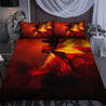 African Girl Flamenco Dancer Bedding Set-ML-ML-US Twin-Vibe Cosy™