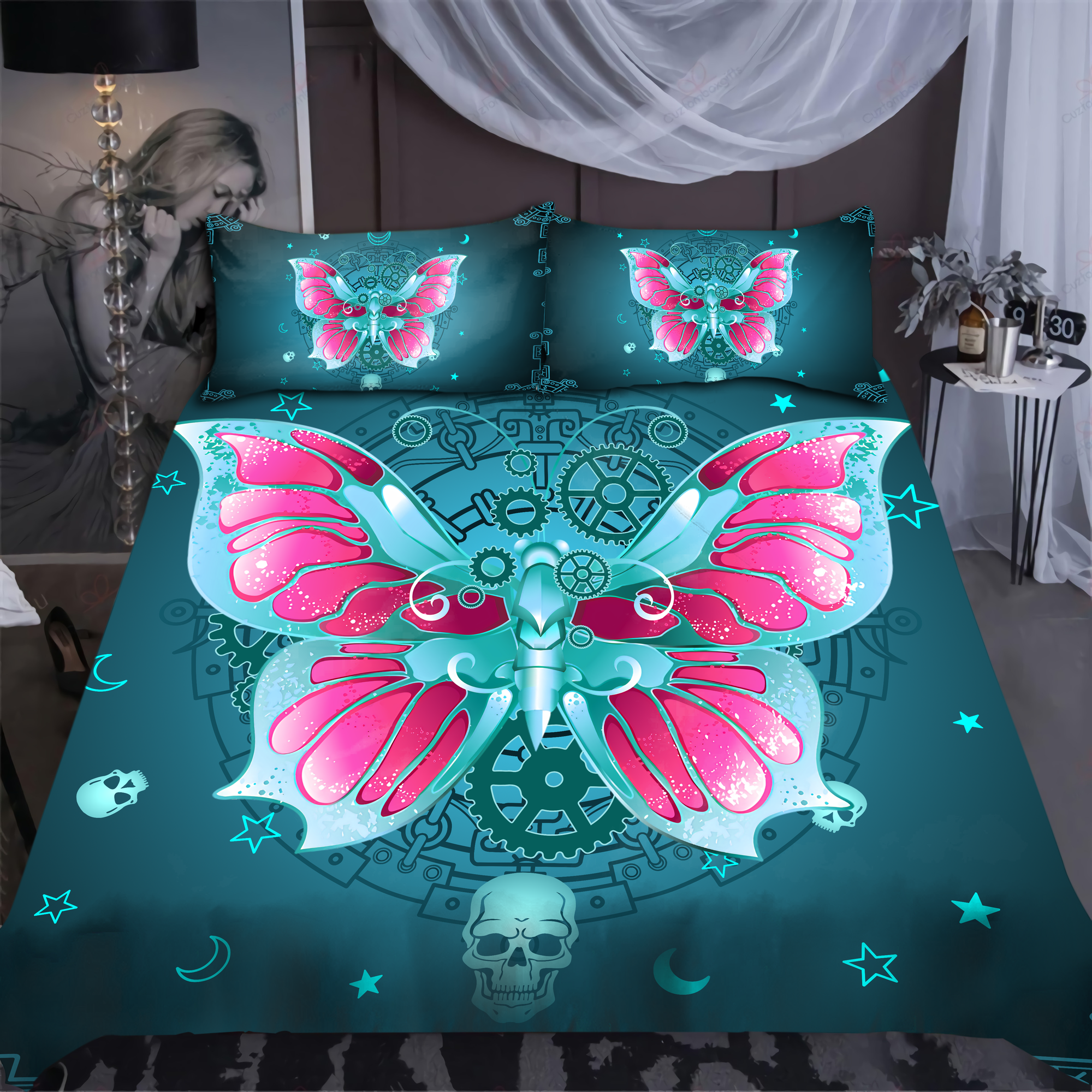 Beautiful butterfly bedding set-ML-ML-US Twin-Vibe Cosy™