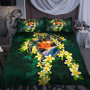 Polynesian Bedding Set Sea Turtle -ML-ML-US Twin-Vibe Cosy™