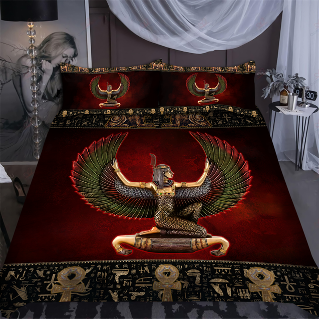 Ancient Egyptian Ma'at Bedding Set JJ18062001-Bedding-MP-Twin-Vibe Cosy™