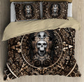 Mexican Aztec Skull Warrior  Bedding Set QB07022005