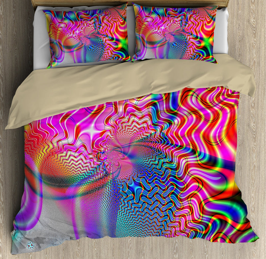 Loving Psychedelia Hippie Bedding Set DQB07102001-TQH-BEDDING SETS-TQH-Twin-Vibe Cosy™