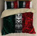 Mexico Aztec Skull Warrior Bedding Set QB07012004-Quilt-TA-Twin-Vibe Cosy™