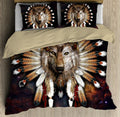 Tribal Great Wolf bedding set AM082017