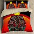 Aboriginal Australia Indigenous Together Painting Art Bedding Set