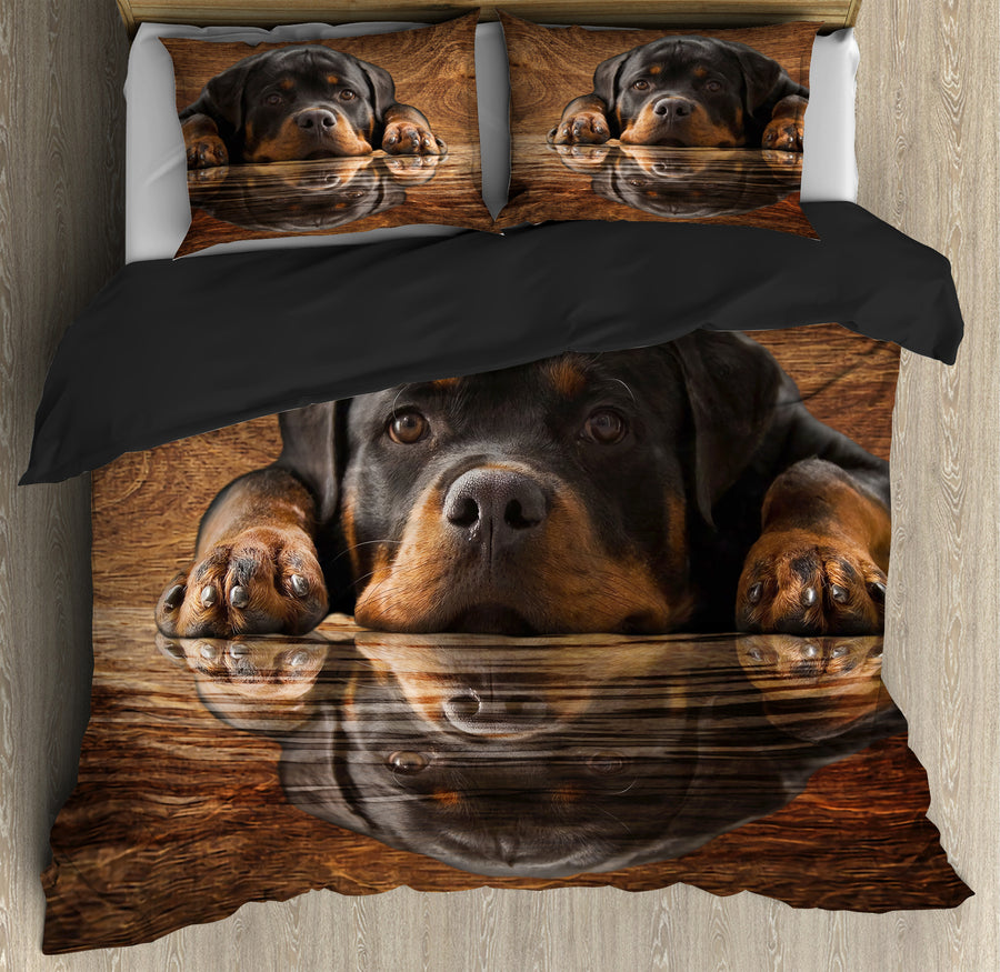 Rottweiler bedding set HAC160701S-HG-Bedding Set-HG-Twin-Vibe Cosy™
