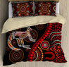 Aboriginal Kangaroo Sun style Australia Indigenous Painting Art Bedding Set