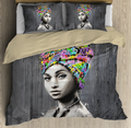 Beautiful Art African Girl Bedding Set-ML-ML-US Twin-Vibe Cosy™