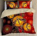 Aboriginal Dragonfly Australia Indigenous Painting Art Bedding Set