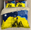 Australia Architectural Yellow Painting Art Bedding Set