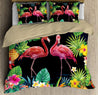 Tropical Flamingo Couple Bedding Set-MEI