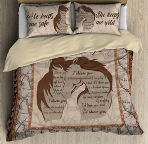 Horse couple bedding set TR1108201