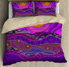 Aboriginal Bedding Set, Australia Indigenous Purple The Sun Bedding Set TR3006203-Bedding Set-Huyencass-US Twin-Vibe Cosy™