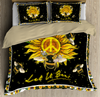 Beautiful Hippie Bee And Sunflower Bedding Set MEI