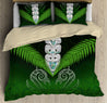 Taiaha Toa Taua Maori Warrior Silver Fern Bedding Set