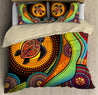 Aboriginal Bedding Set, Australia Turtles Painting Art Bedding Set TR2006204