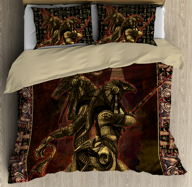 Ancient Egyptian Anubis Bedding Set JJ07082004