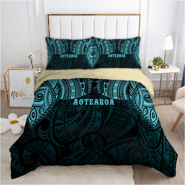 New Zealand Aotearoa Maori Bedding Set TR2207202